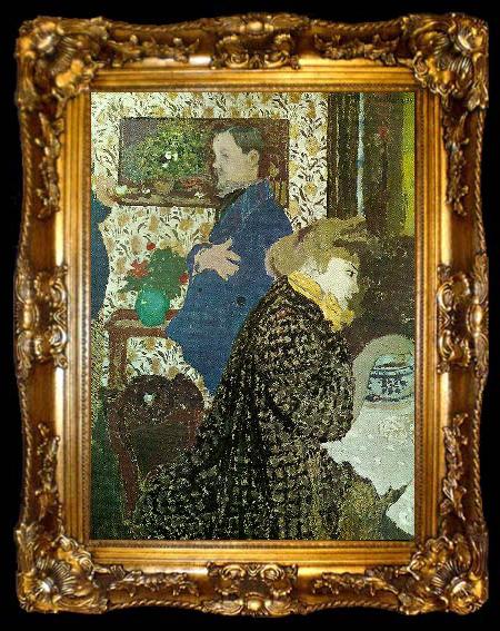framed  Edouard Vuillard vallotton and missia, ta009-2